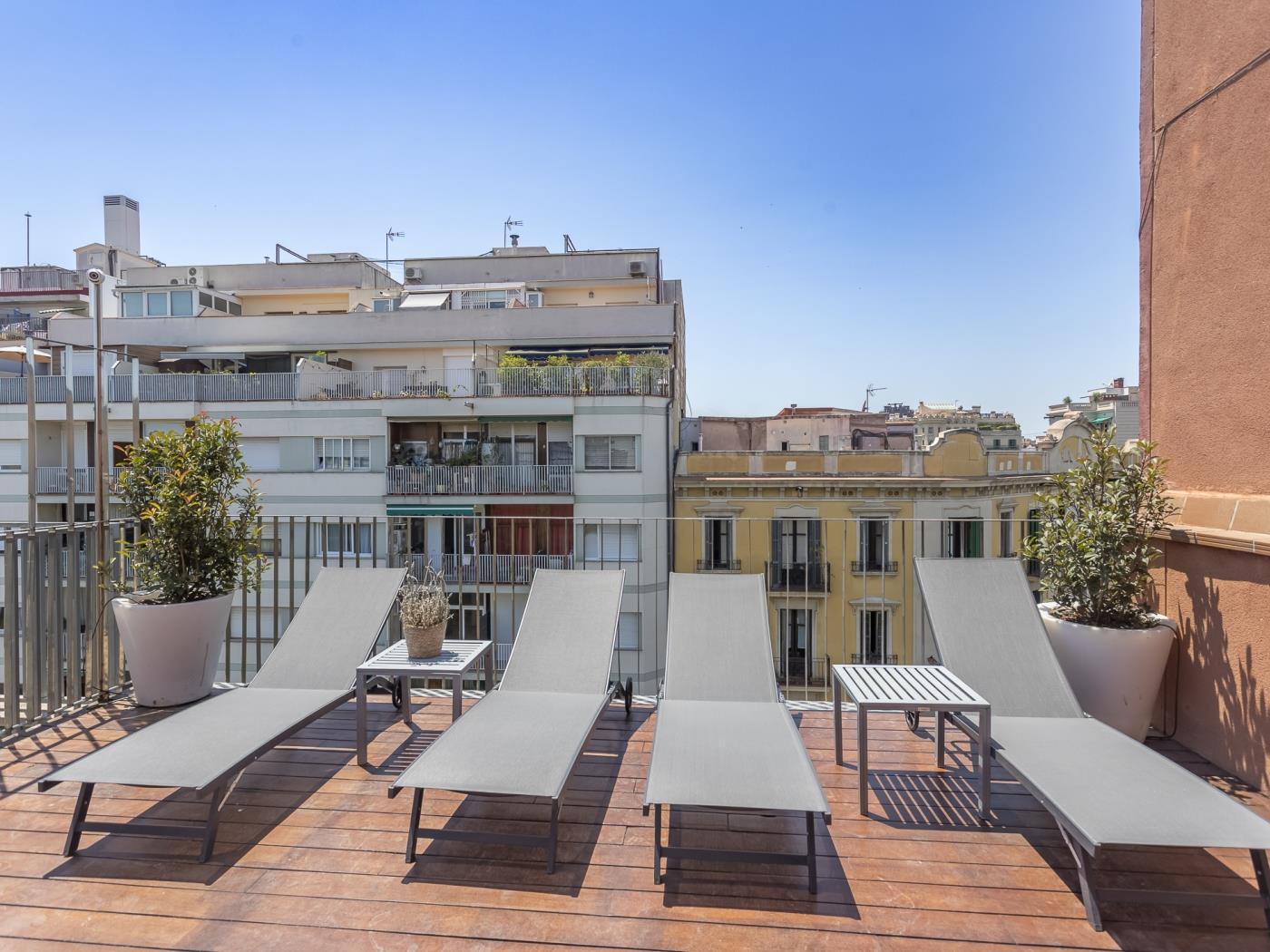 My Space Barcelona Loft in the Arc de Triumph of Barcelona with terrace, pool - My Space Barcelona Apartments